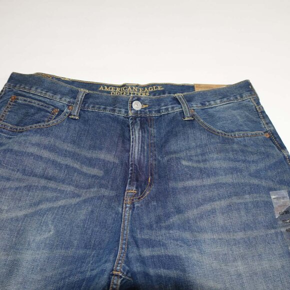 American Eagle Men's Boot Cut Jeans Size 40 x 30 NWT Blue 100% Cotton AE Denim - Picture 2 of 9